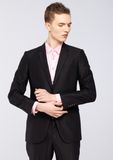 100% Wool Coat Pant Smooth Feel Men Suit