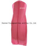 Pink Breathable Non-Woven Custom Bridal Wedding Dress Cover