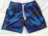 Men's Blue Camo Swimming Shorts Boardshorts