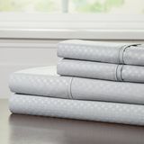 Queen Size1800tc Series 100GSM Microfiber Bed Sheet Set