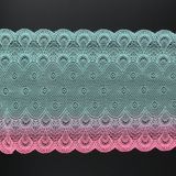 Bi-Color Swiss Voile Lace Fabric