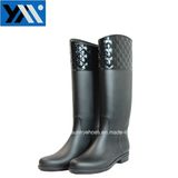 New Design Fashion Wellington Riding Horse PVC Rain Boots for Women