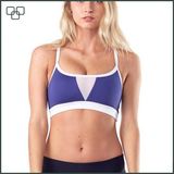 Comfortable Woman Strip Push up Sports Bra Set