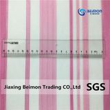 100% Polyester, Irregular Circulatory Striped Organza, Yarn-Dyed Organza for Dress