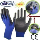 Nmsafety 18g Super Thin PU Coated Touch Screen Work Glove