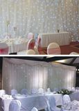 LED Backdrop Twinkling Star White Curtain for Wedding Show