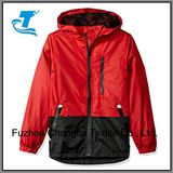 Boys' Colorblock Water Resistance Windbreaker Hooded Jacket