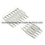 Silver Metal Hair Comb Clip