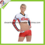 Custom Sublimated Cheerleading Uniforms Breathable Practice Wear tights