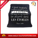 100% Polyester Polar Fleece Blanket for Gift