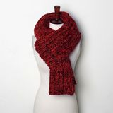 Women's Winter Warm Thick Merlange Mohair Long Knitted Shawl Scarf (SK145)