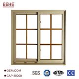 Double Track Aluminum Sliding Windows Residential Single / Double Glazed Glass