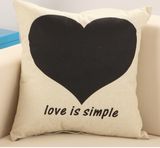 100% Cotton Pringting Heart Shape Sofa Cover