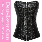 2016 Sexy Women Latex Corset Lingerie