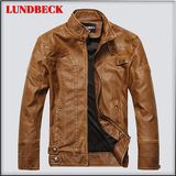 Fashion Winter PU Jacket for Men Leisure Cloth