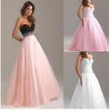 Cheap Discount Full Length Long Evening Prom Dresses (DS006)