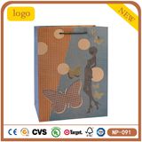 Lovely Girl Butterfly Cute for Children Baby Kraft Shopping Paper Bag