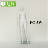 Wholesale White Color Egg Head Plastic Sexy Female Mannequin Dummy