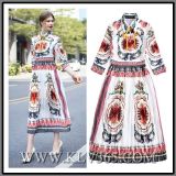 Wholesale Fashion Women Brand Clothes Floral Dress