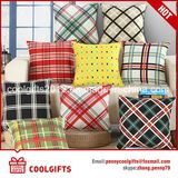 Promotion Gift Custom Decorative Plaid Throw Pillows Case Cushion Covers