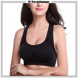 OEM Wholesale Workout Clothing Custom Black Plain Women Sports Bra