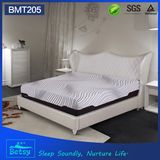 OEM Compressed Sponge Mattress 30cm High with Gel Memory Foam and Knitted Fabric Zipper Cover