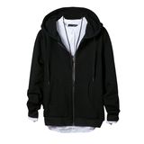 Premium Light Weight Men Fleece, Plain Hoody