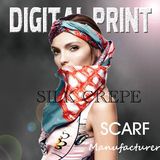 2017 Printed Satin Scarf