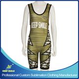 Custom Design Customized Sublimation Printing Tank Top Premium Wrestling Singlet