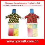 Christmas Decoration (ZY14Y45-1-2 21X14CM) Christmas Wine Costume