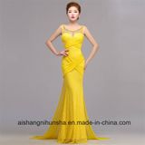 Women Sleeveless A Line Long Sexy Evening Party Prom Dress