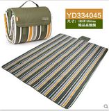 New Design Rural Blue-Black Color Bar Microfiber Picnic Blanket