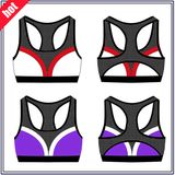 Customized Ladies' Sexy Fitness Wear Mesh Sport Bra