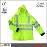 Winter Yellow Coat Reflective Work Jacket