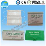 Disposable Nonwoven Face Mask, Elastic/Ties