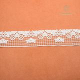Red and Pink African Dry Lace Material Lace