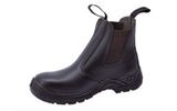 Ufb016 No Lace Black Safety Boots