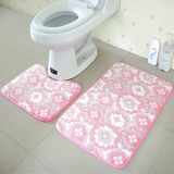 3D Printed Sponge Modern Sublim Print Cushion Memory Foam Bathtub Toilet Shower Bathmats Bath Mats