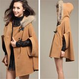 Korean Style Fashion Winter Warm Cloak Outwear (50031-2)