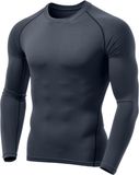 Mens Mock Quick Dry Training Long Sleeve Sports T-Shirt