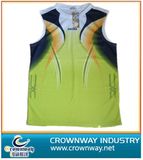 Sleeveless Sport Tank with Sublimation Printing