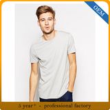 Wholesale 100% Cotton Cheap Men's Cotton Grey T Shirt