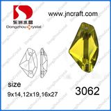 Dz-3062 Sew on Flat Back Glass Stones for Garment