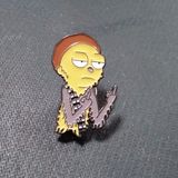 Custom Metal Spray Black Enamel Lapel Pin