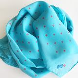 100% Polyester Screen Print Shawl Silk Scarf Fashion Silk Chiffon Shawl (SC016)