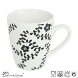 10oz White Porcelain with Full Decal Grass Mug