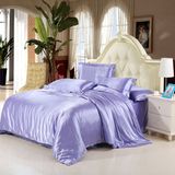 China Manufacture Solid Microfiber Fabric Silk Bedding