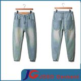 Elastic Waisted Men Designer Jeans Trousers (JC3360)