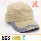 Polyester Taslon Helmet Cap with Reflective Tape on Peak