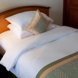 Hotel Linen 100%Cotton White Bedsheets (DPF9029)